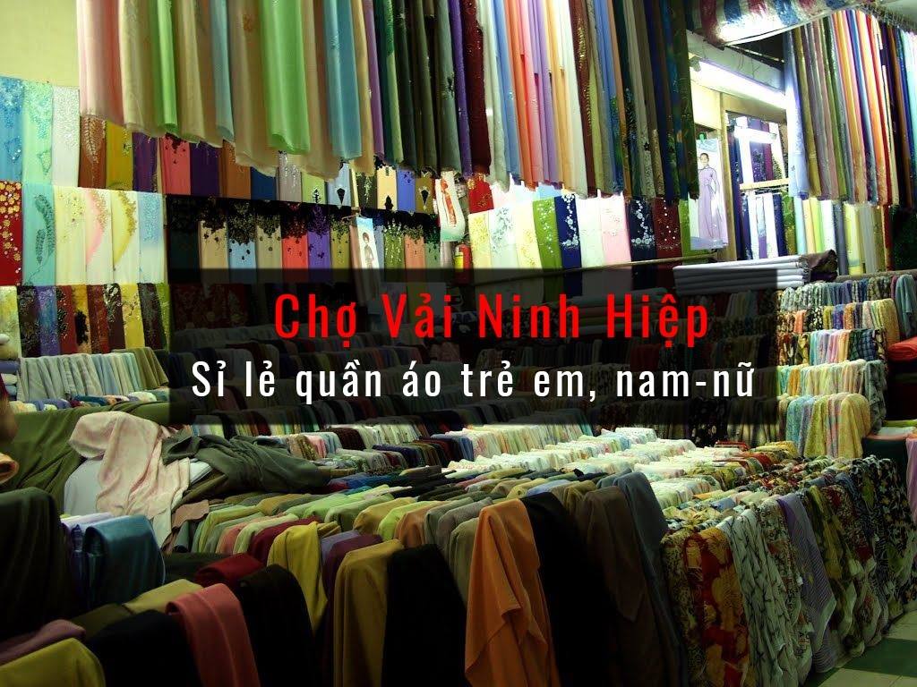 Chợ vải Ninh Hiệp - Sỉ lẻ quần áo trẻ em, nam nữ